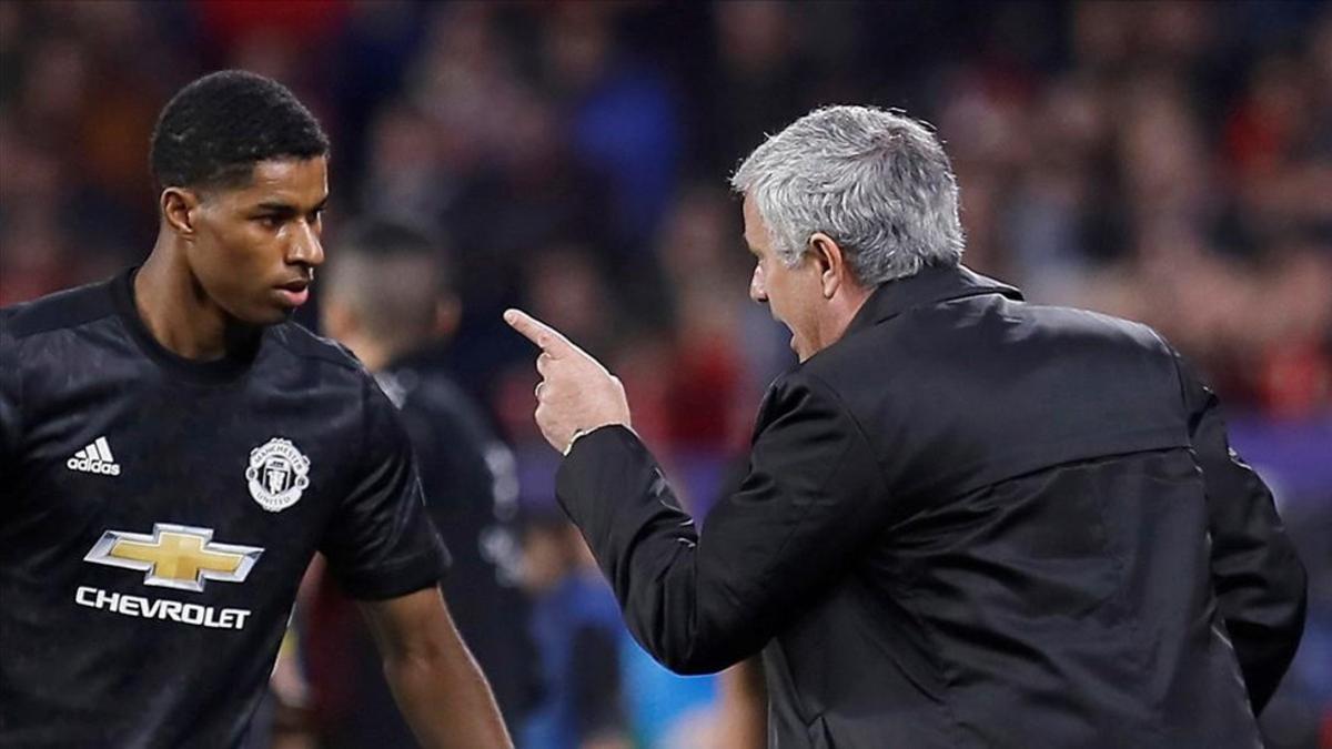 Rashford no está contento con el rol de cameo que le ha dado Mourinho en los últimos encuentros