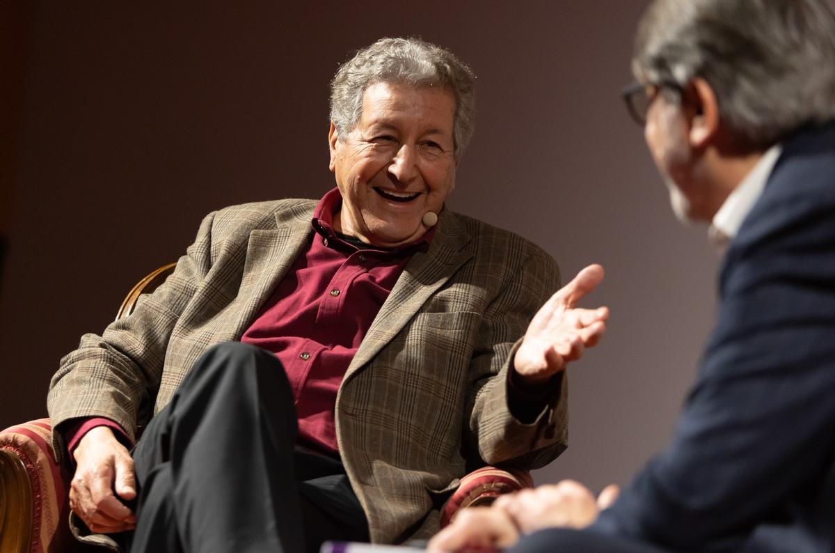 Naïr y García en un momento de la charla.