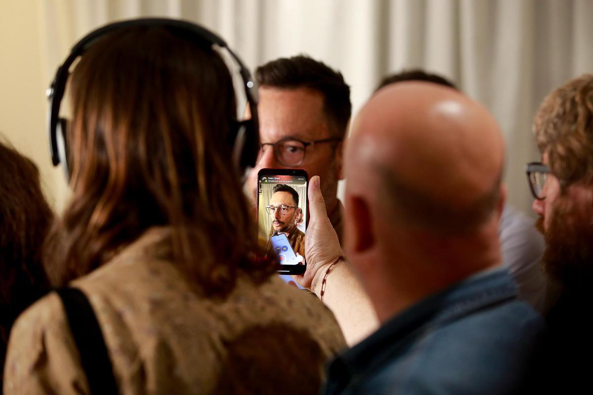 Galería del momento del escrutinio del PSOE en Ibiza Galería del momento del escrutinio del PSOE en Ibiza