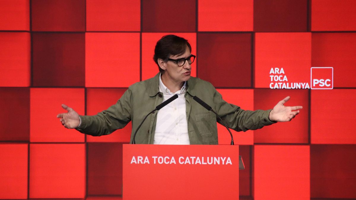 Imagen de archivo de Salvador Illa en un acto del PSC.
