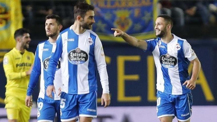 Andone anotó el tanto del empate del Deportivo.