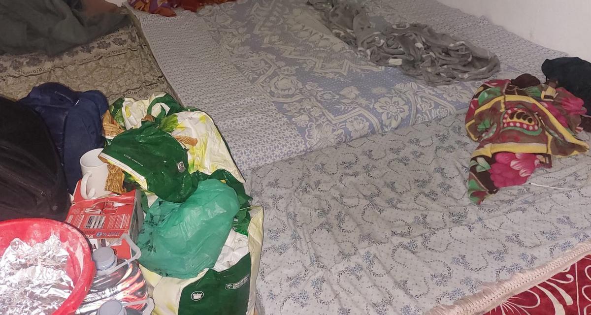 Los agentes localizaron estancias insalubres dentro de las instalaciones agrícolas