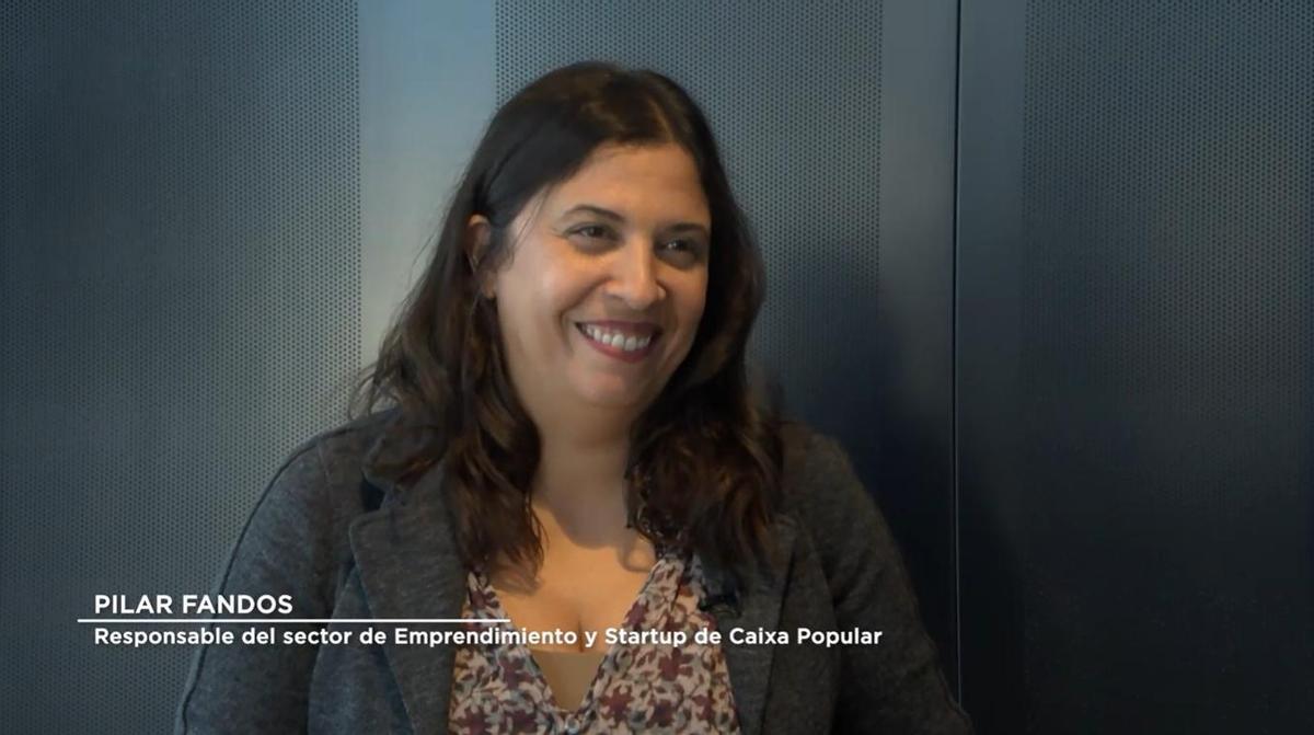 Pilar Fandos, responsable del sector emprendimiento de Caixa Popular.