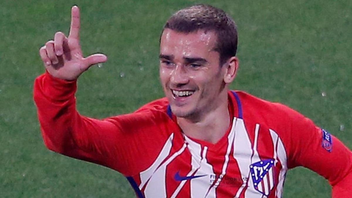 Antoine Griezmann, en la final de la Europa League.