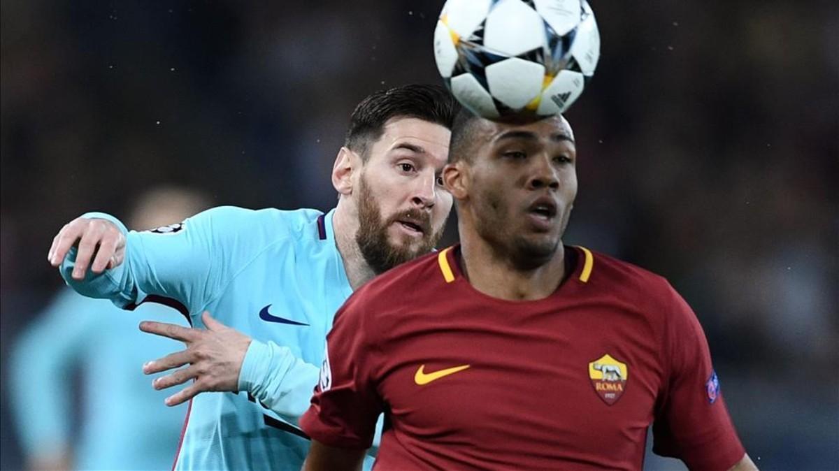 Messi y Juan Jesús, protagonistas de la jugada