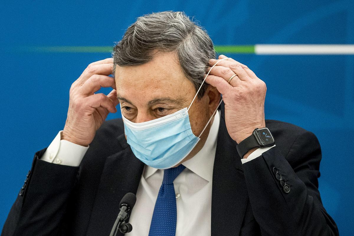 Draghi renuncia al seu sou com a primer ministre d’Itàlia