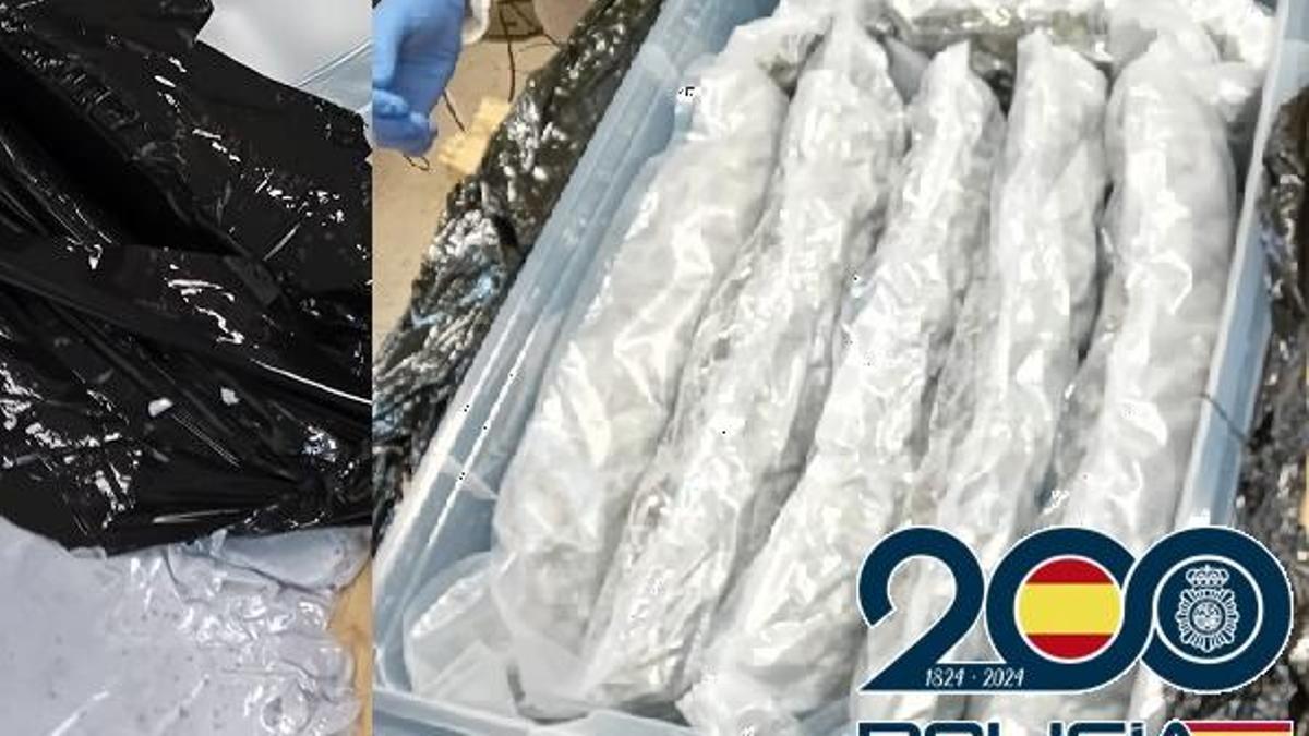 Marihuana intervenida por la Policía Nacional.