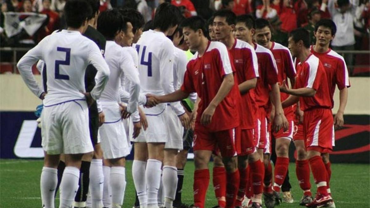 Las dos Coreas se enfrentaron en un partido clasificatorio para el Mundial 2010