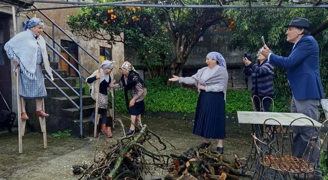 Vecinos de O Rosal y estrellas de cine
