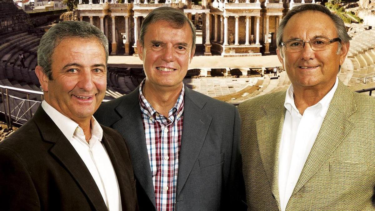 El grupo musical Los Cabales, propuesto por el Ayuntamiento de Talarrubias para la Medalla de Extremadura.
