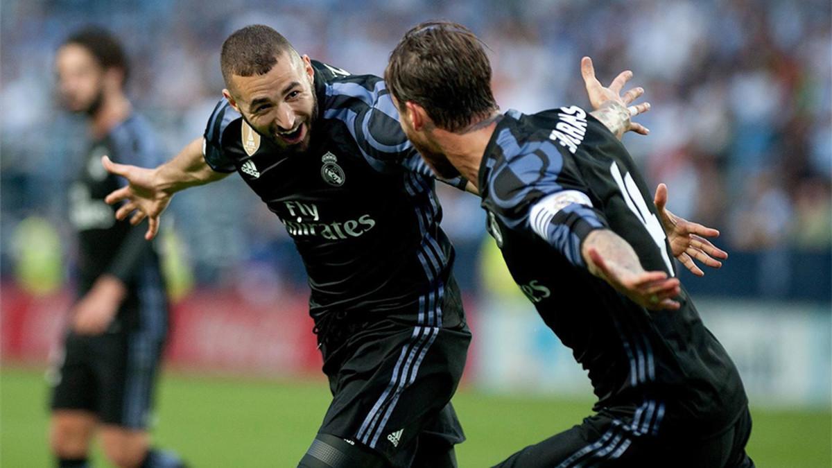 Benzema marcó el segundo gol del Madrid