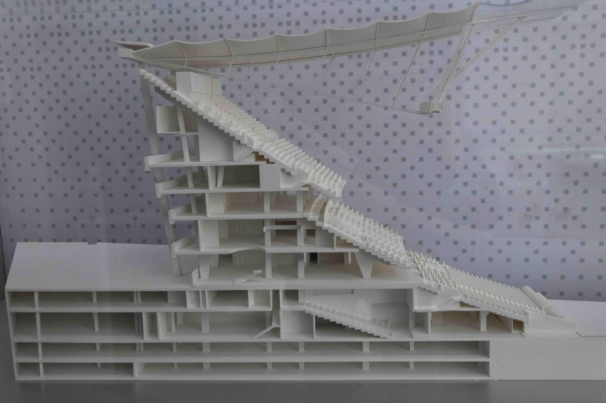 Maqueta del nuevo estadio de Mestalla