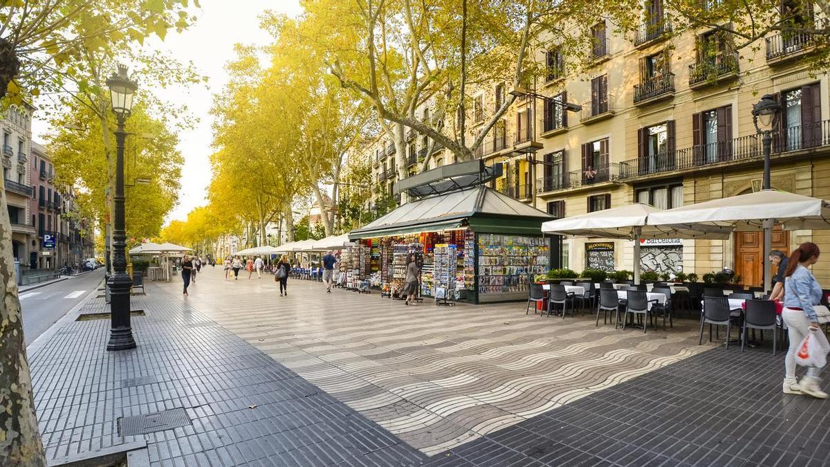 El paseo de las Ramblas, aunque emblemático, es considerado inseguro