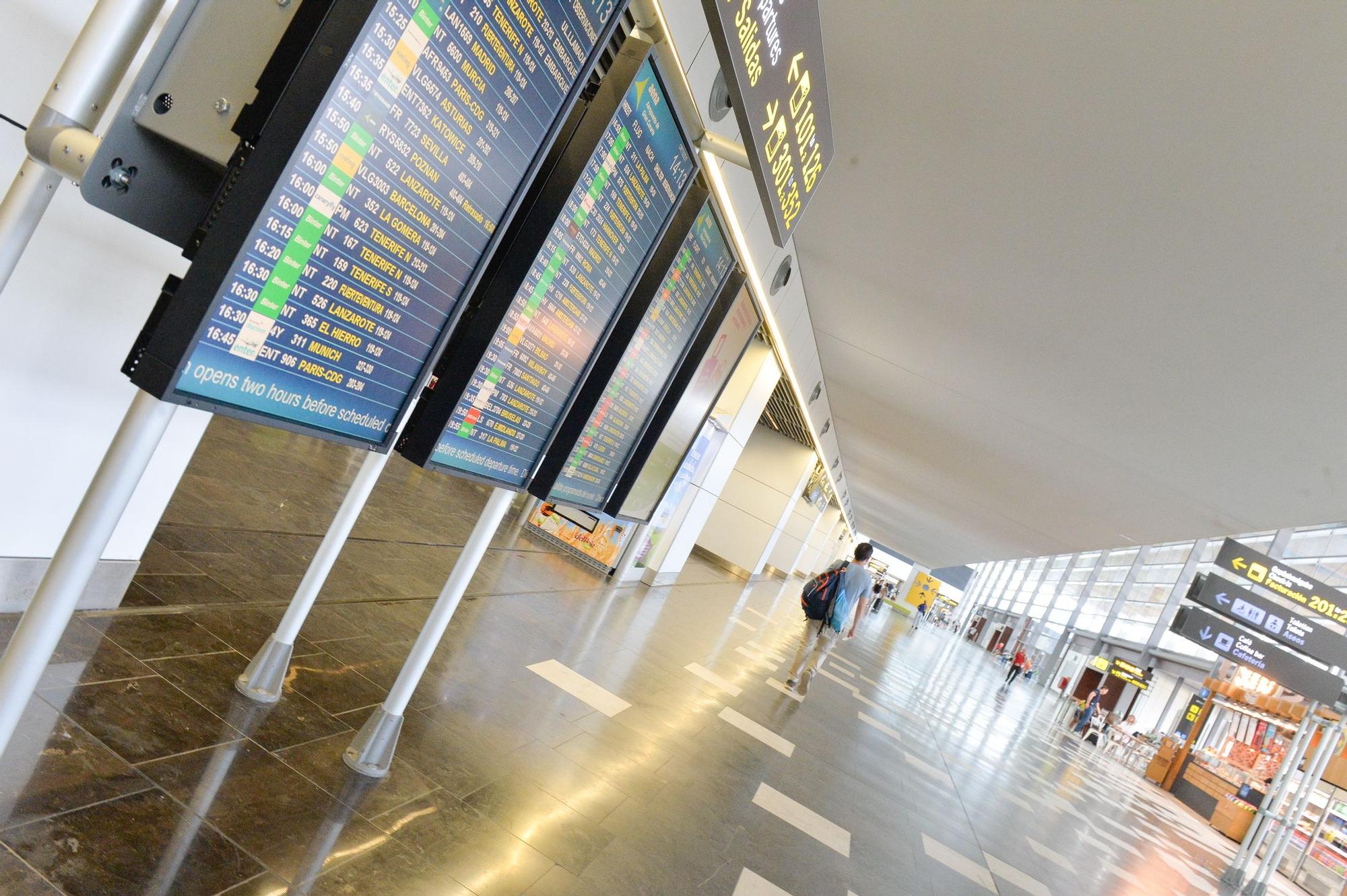 Huelga de compañías aéreas ben el Aeropuerto de Gran Canaria