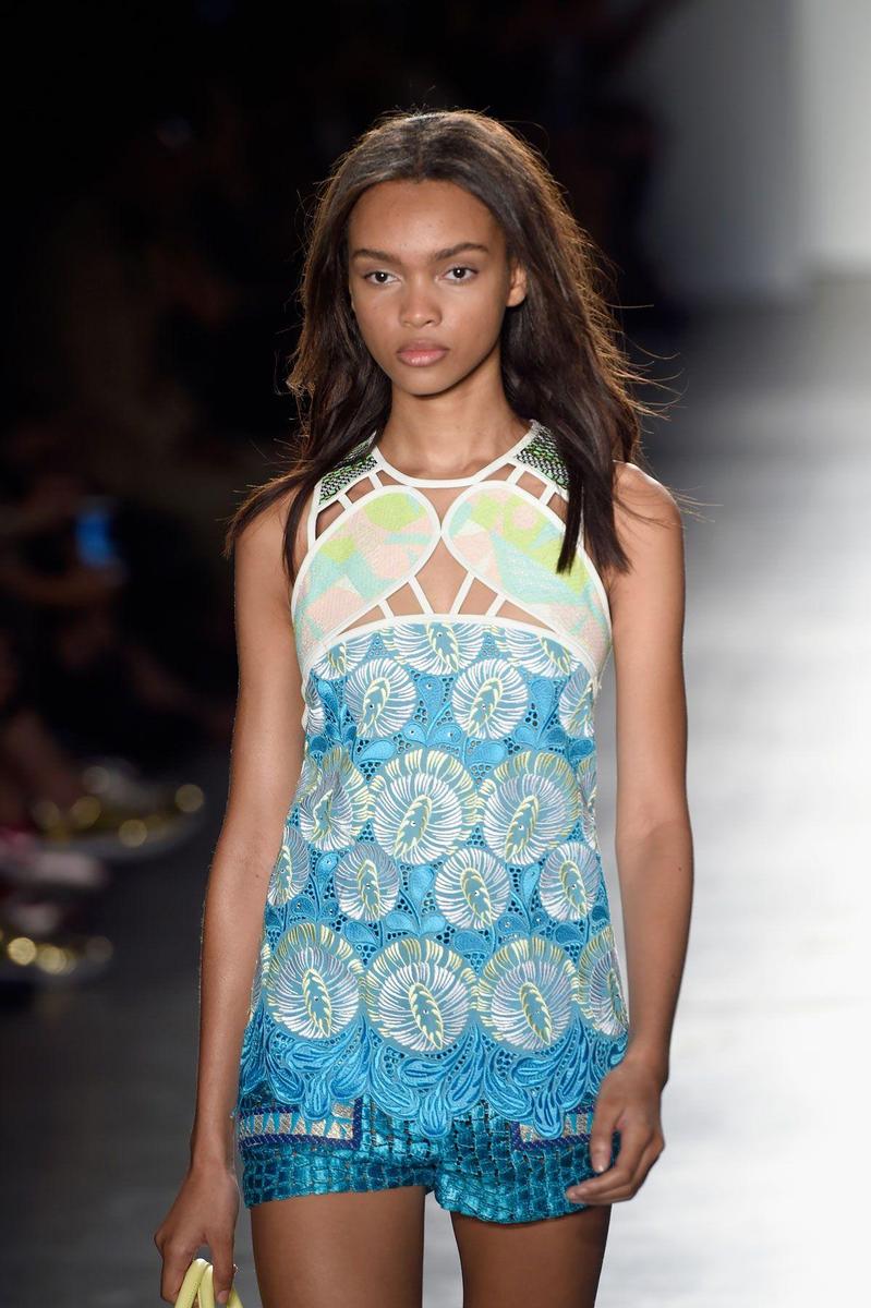 NYFW: Custo Barcelona Primavera/Verano 2016, mono azul