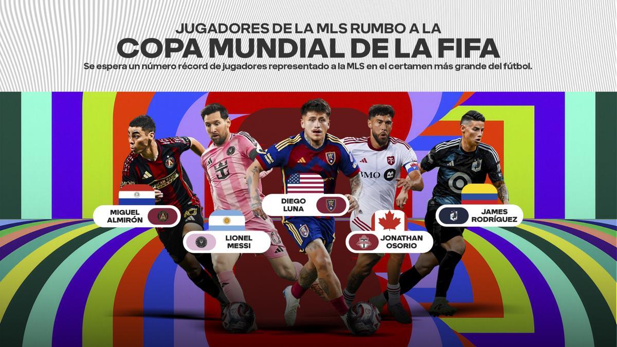 Los jugadores de la MLS que estarán en el Mundial de 2026