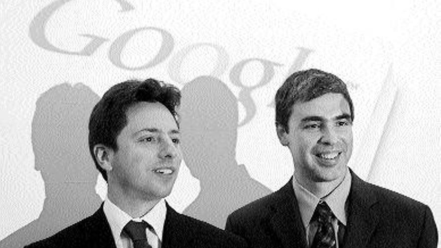 Larry Page (izquierda) y Sergey Brin, creadores del buscador. / efe