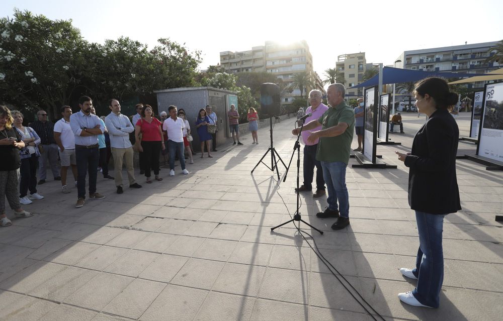 La exposición fotográfica de Camp de Morvedre, por el 150 aniversario de Levante-EMV, se traslada de Sagunt al Port de Sagunt.