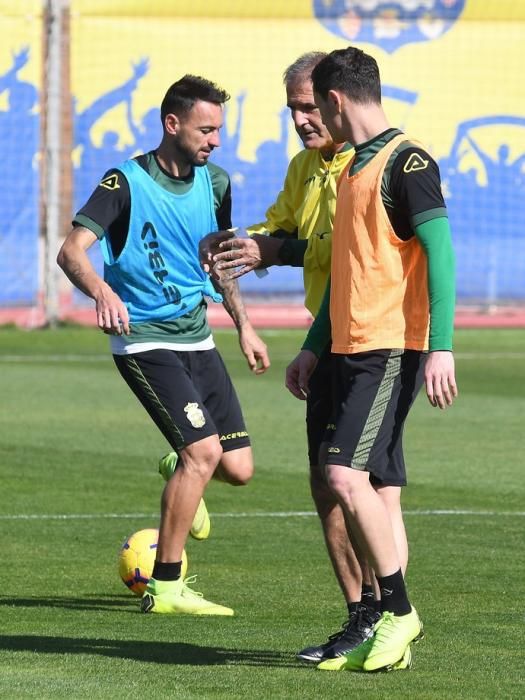 01/02/2019 TELDE. Entrenamiento UD Las Palmas en El Hornillo.  Fotografa: YAIZA SOCORRO.