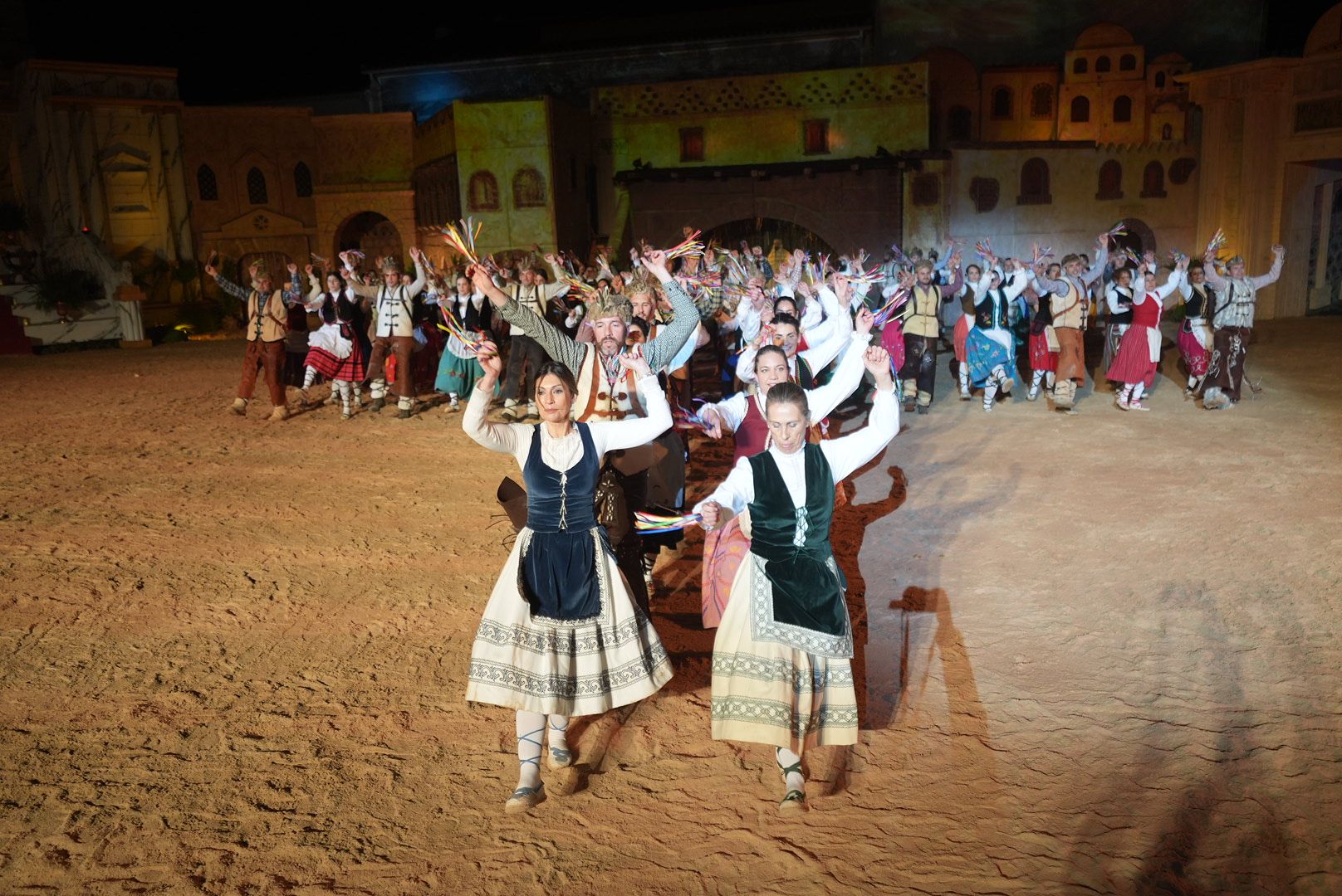 Los vecino de El Viso representan la adoración de los Reyes Magos