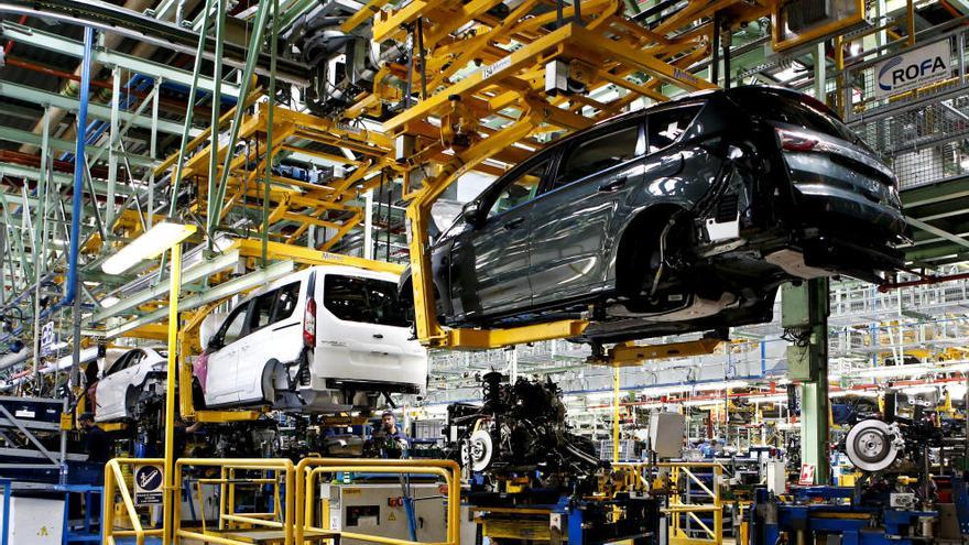 Imagen del interior de la factoría Ford en Almussafes.