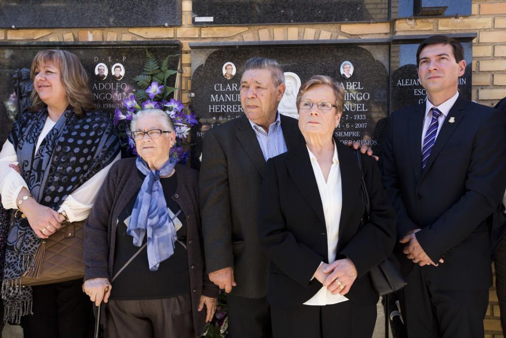 El represaliado durante la Guerra Civil ha recibido sepultura en el cementerio municipal