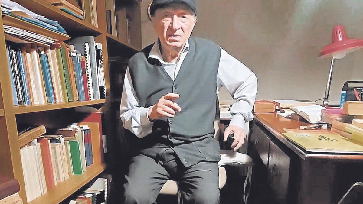 Agustín Andreu en su última etapa vital.