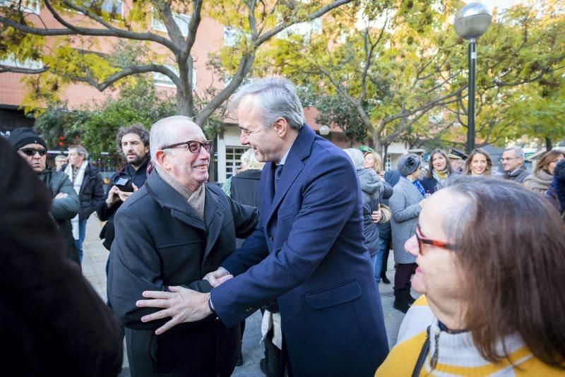 Homenaje a las víctimas de la casa cuartel de Zaragoza