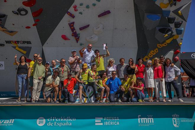 Renfe te ofrece la galería de entrega de premios y medallas Climbing Madrid 2024