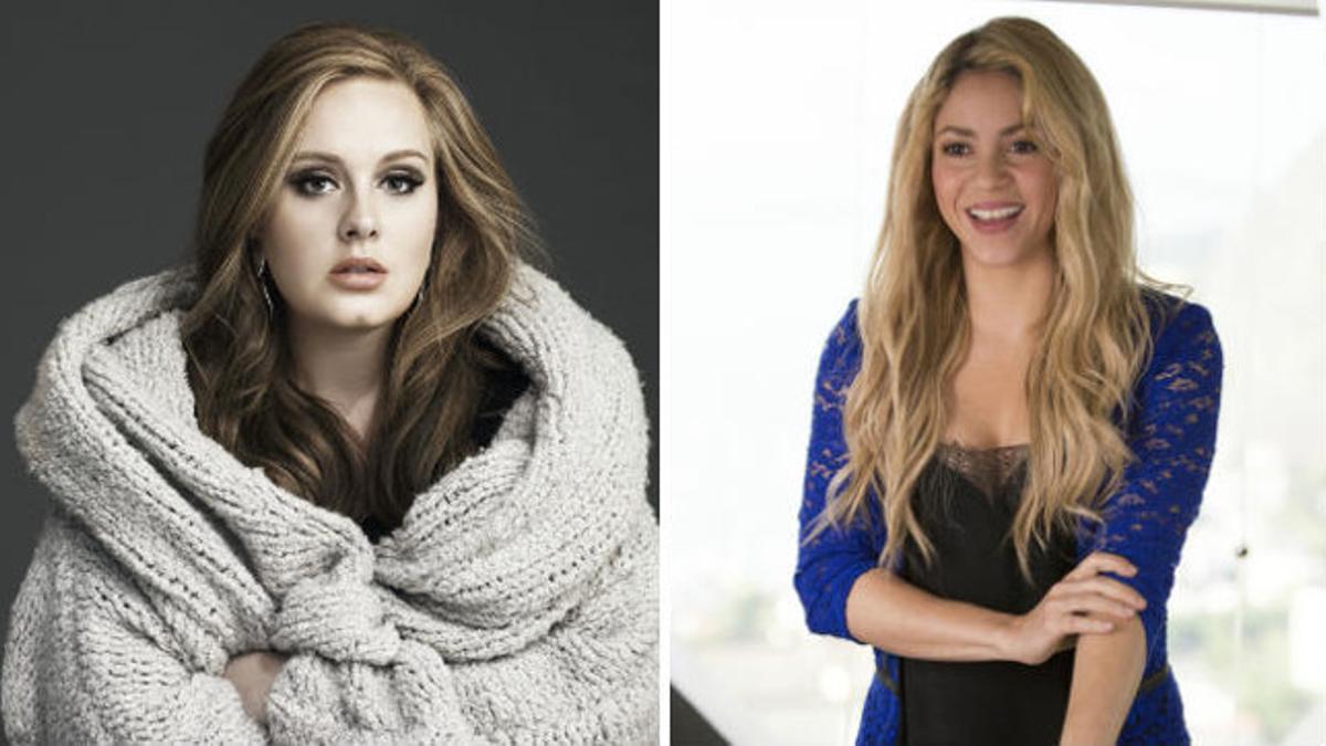 Adele y Shakira