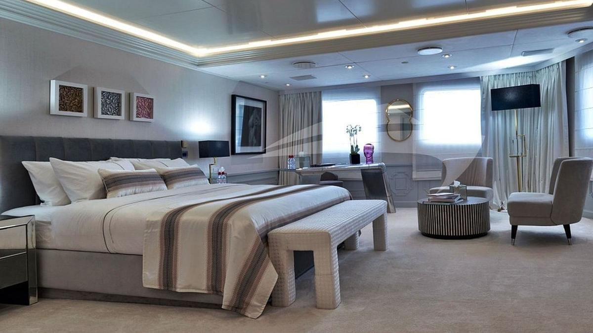 Imagen de una habitación de invitados presente en una embarcación de lujo.  | INFORMACIÓN