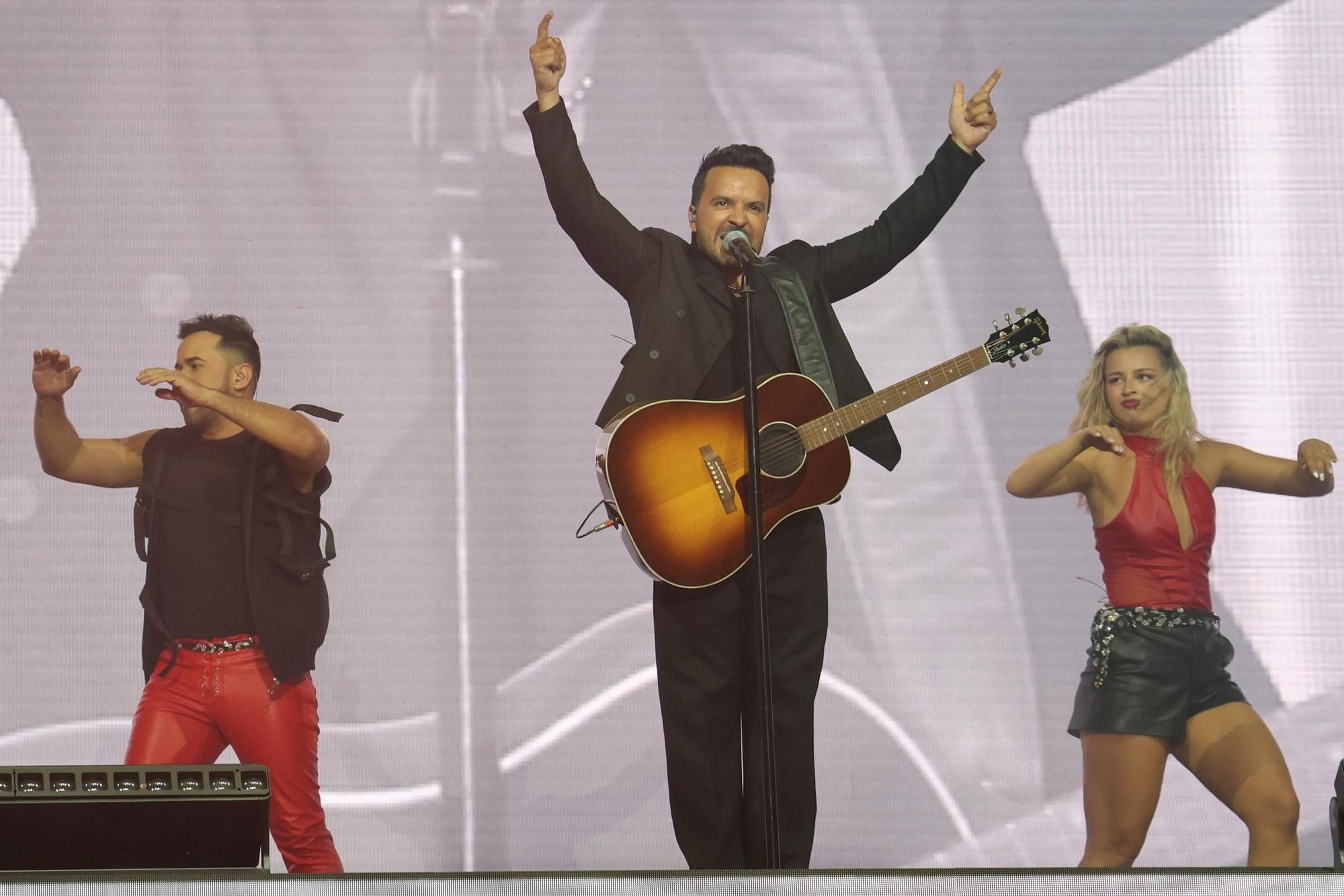 El concierto de Luis Fonsi en Castrelos, en imágenes