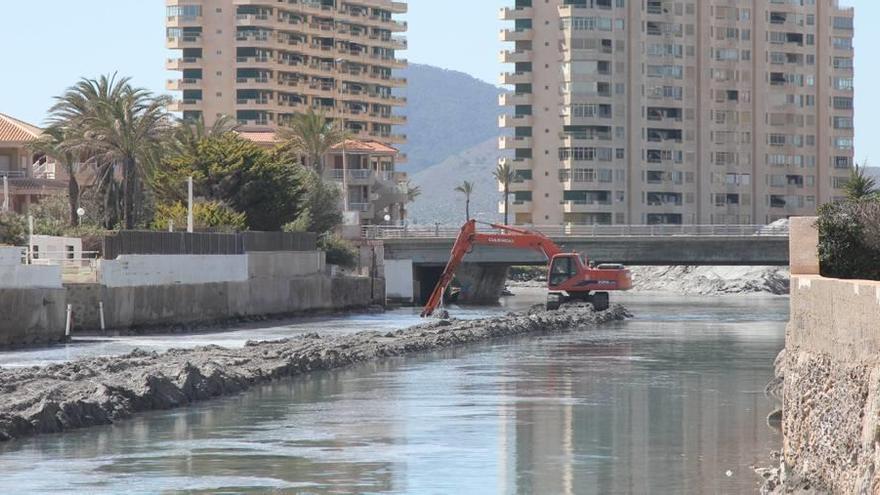 Arenas extraidas de Marchamalo en una foto previa al último temporal.