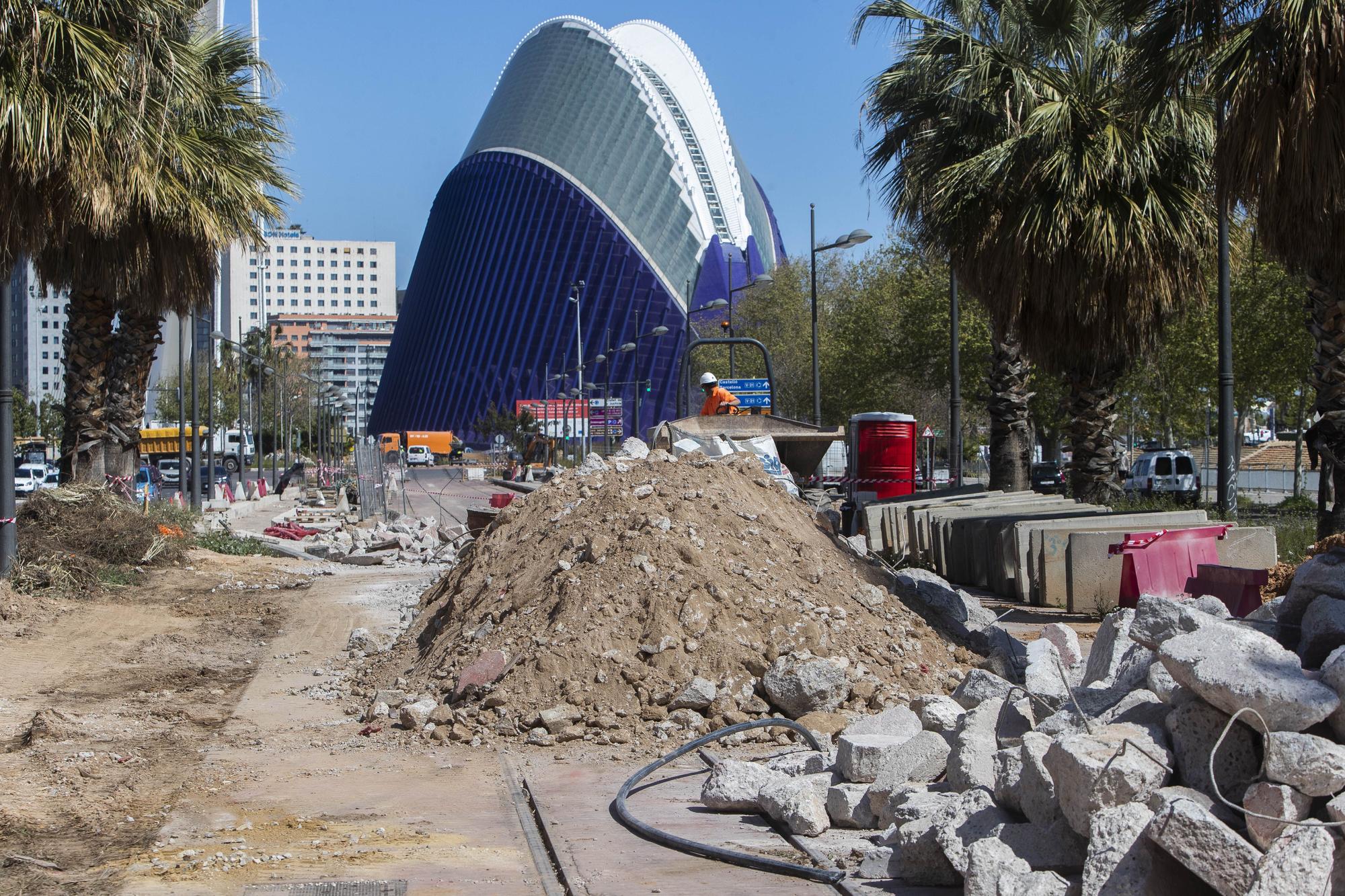 Así avanzan las obras de la Línea 10 de Metrovalencia