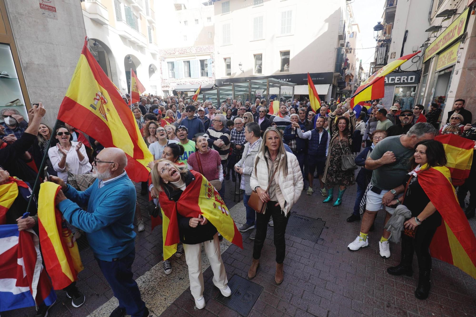 Erneuter Protest auf Mallorca gegen die Amnestie für Separatisten