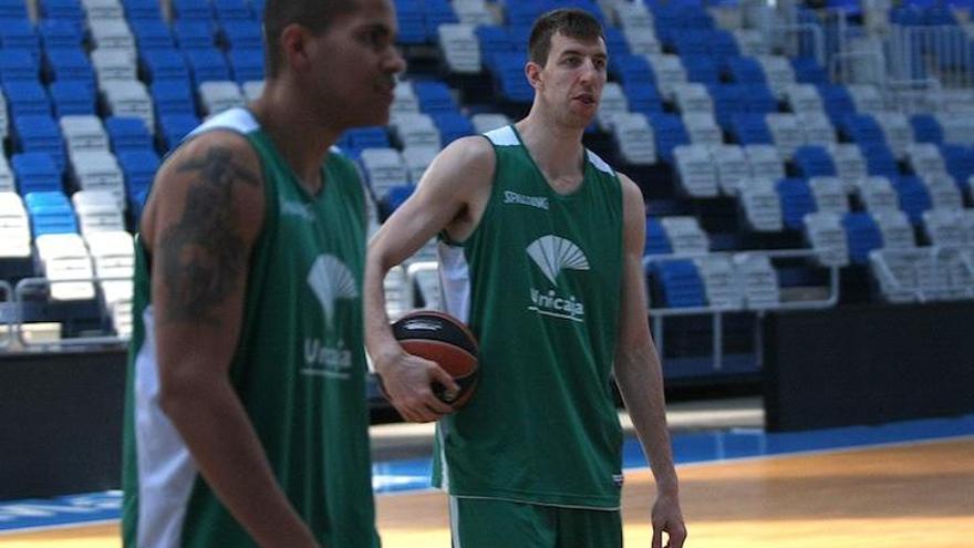 Hettsheimeir y Fran, en un entrenamiento reciente.