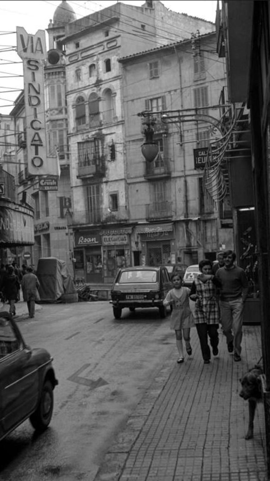 Das Carrer Sindicat im Zentrum von Palma de Mallorca