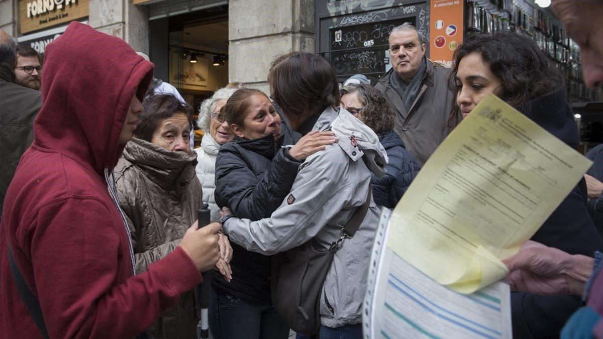 rjulve45678317 barcelona 29 10 2018 stopdesnonaments consigue paralizar un 181029175642