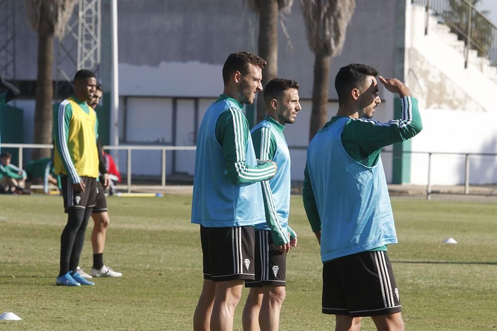 Primer entrenamiento de Raúl Agné con el Córdoba CF