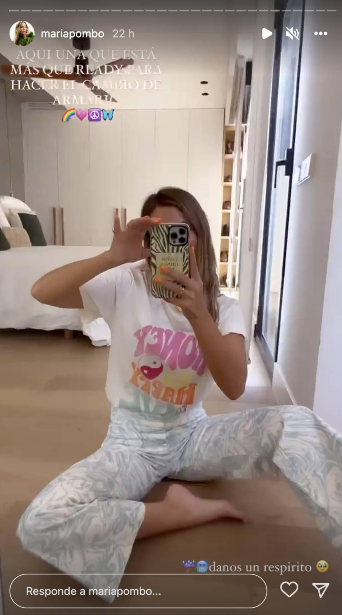 María Pombo con un 'total look' de High Spirits de Springfield