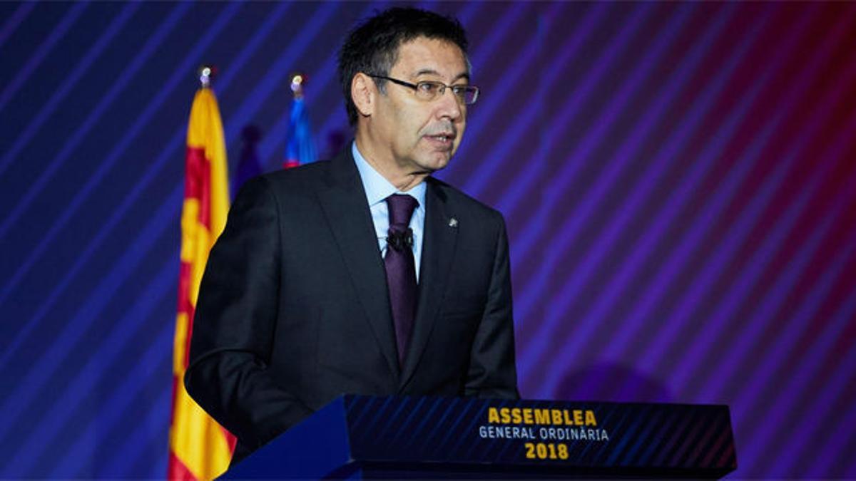 Bartomeu: "Mi objetivo para 2019 es que todos los equipos del Barça ganen la Champions"