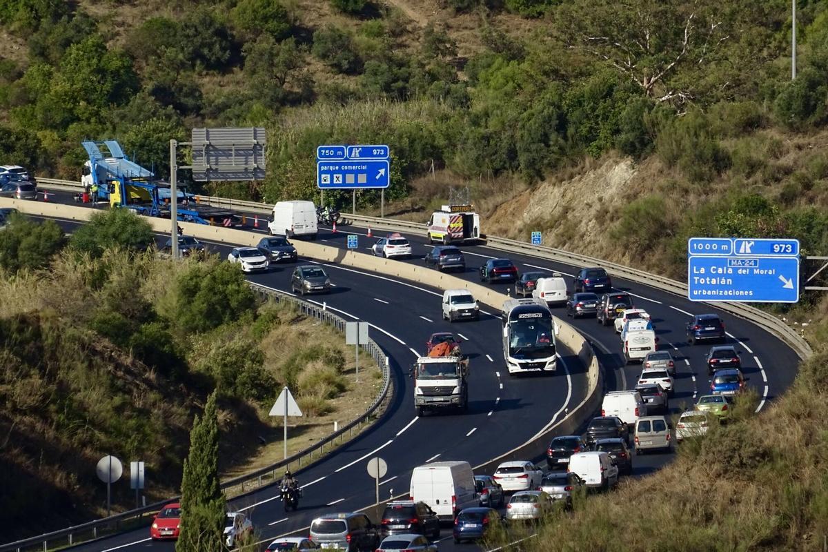 La organización transportaba la droga por carretera.