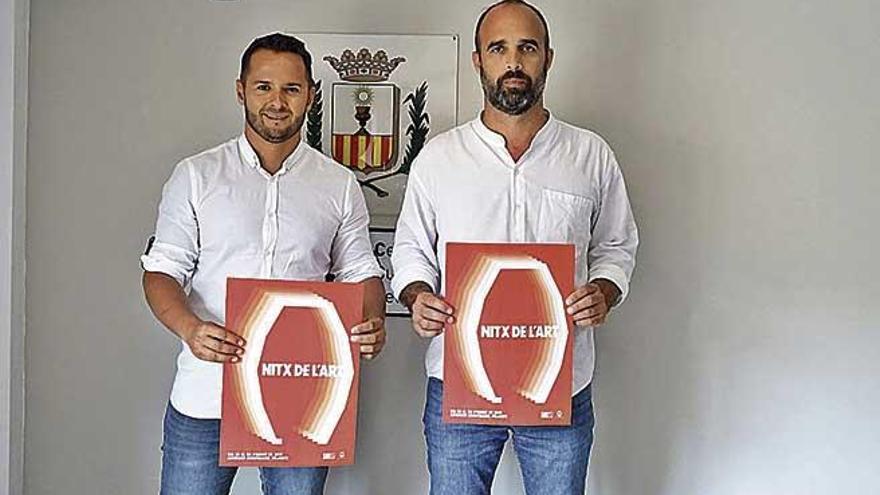 El regidor de Cultura, Xisco Duarte, y el alcalde de Felanitx, Jaume Monserrat.