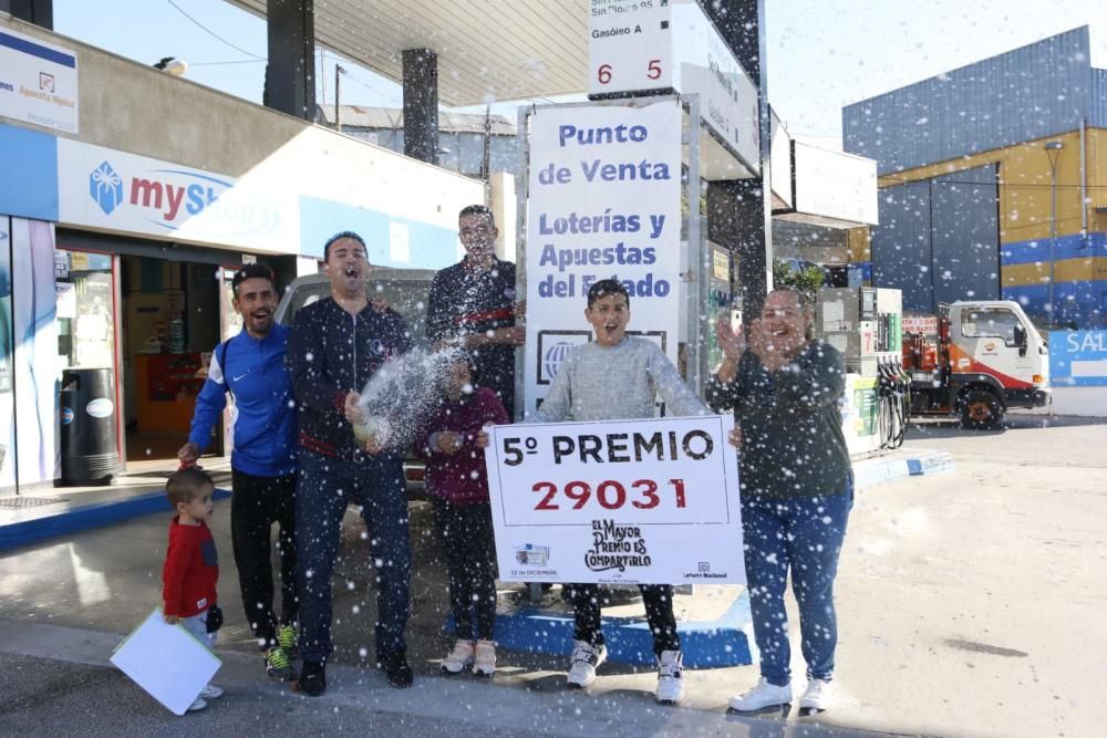 La gasolinera Tamoil en Rincón ha vendido 51 décimos del quinto premio 29031