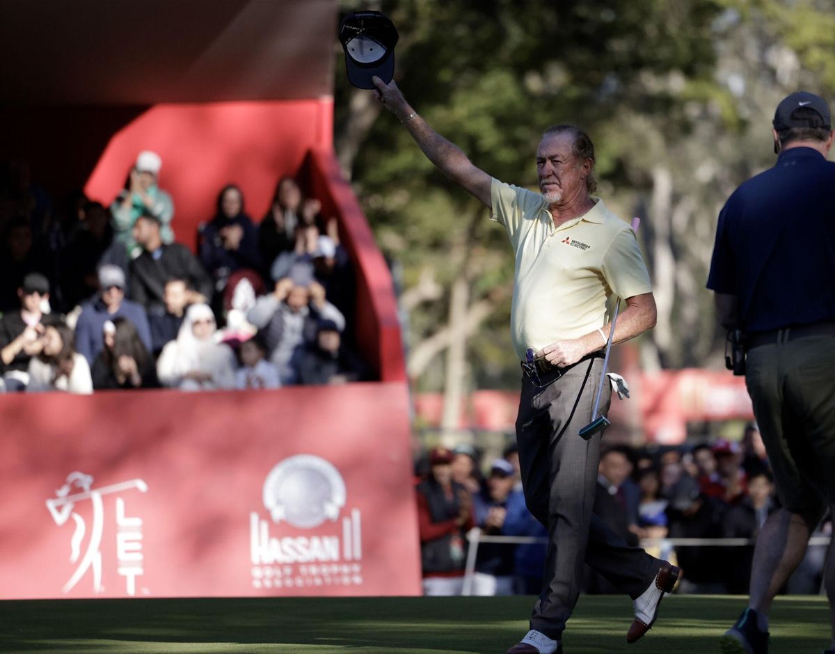 Jiménez en el Trophy Hassan II Golf Cup de Rabat