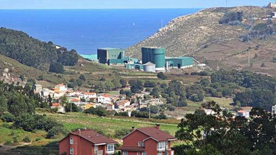 Vista de las instalaciones de la planta de basuras de Nostián.