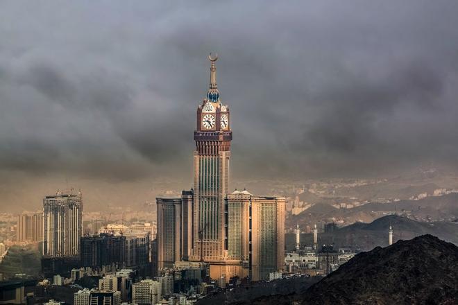 Makkah Royal Clock Tower, en La Meca, rascacielos más altos del mundo