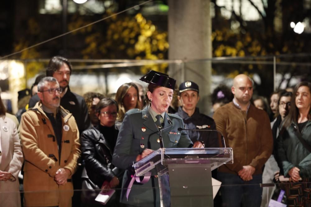 25N: Manifestación en Gijón contra la violencia de género