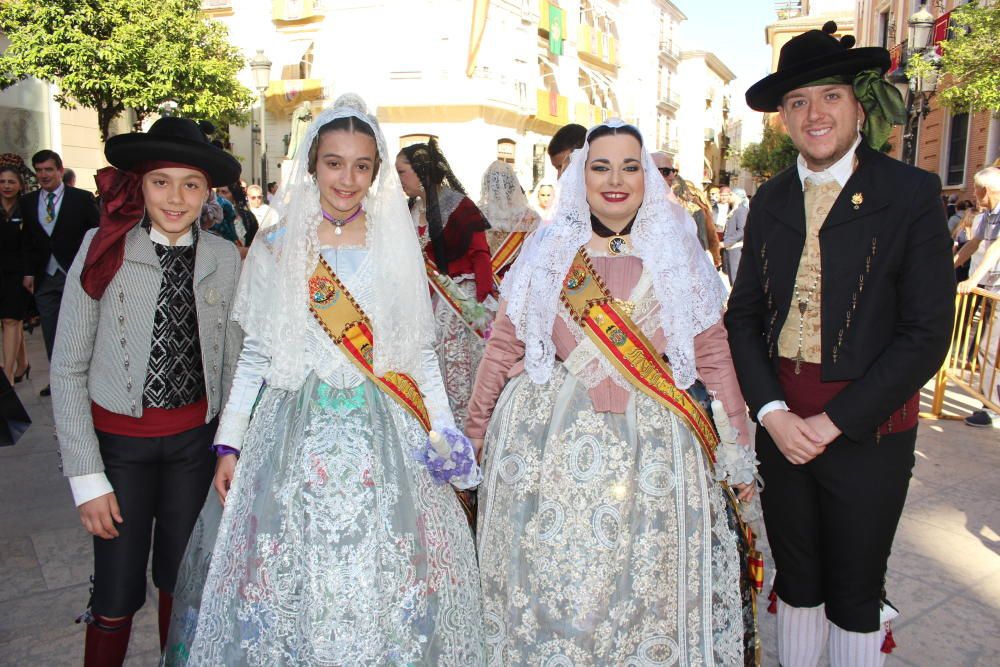 Falleras mayores 2019 en la Procesión de la Virgen