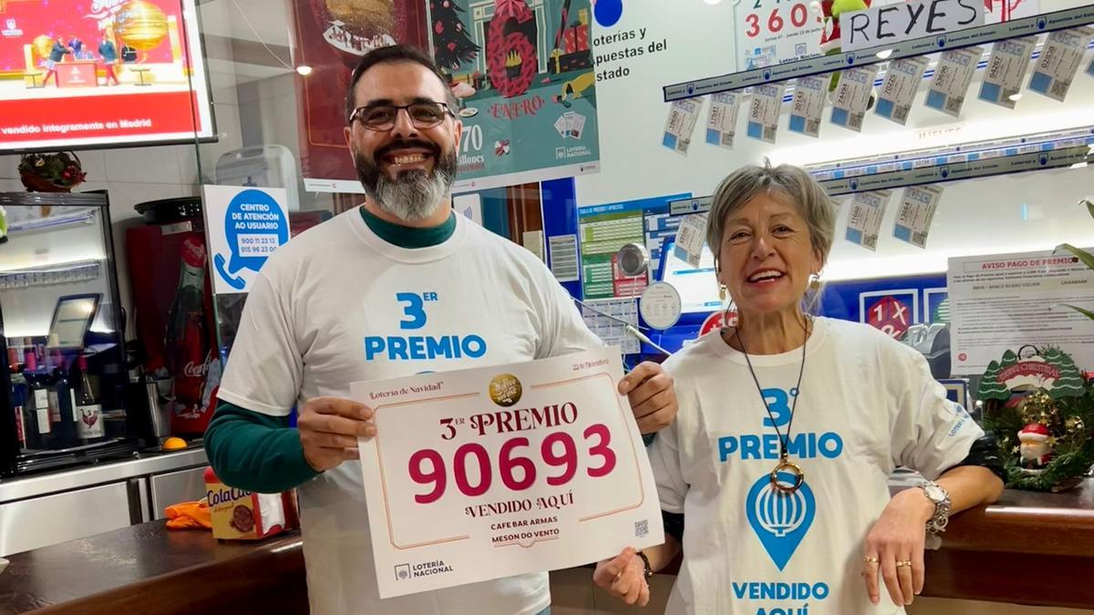 José Armas celebra los 50.000 euros que reparte en este Sorteo Extraordinario de Navidad